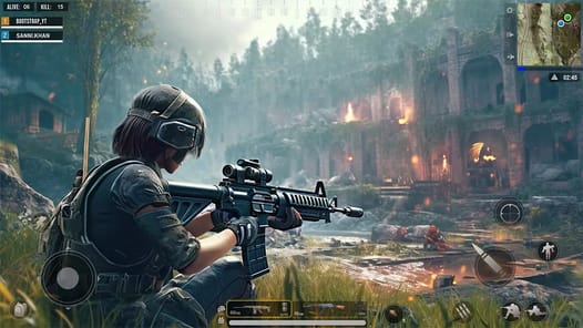 BattleStrike Commando Gun Game APK screenshot 1