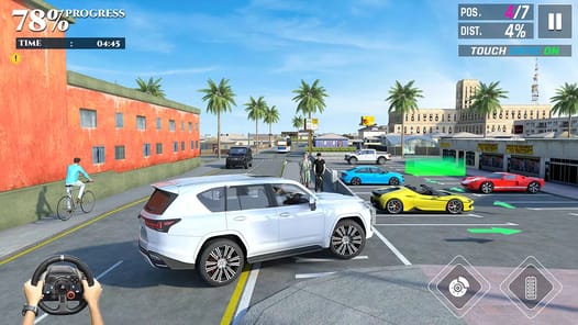 Offroad Prado Parking Car Game APK screenshot 1