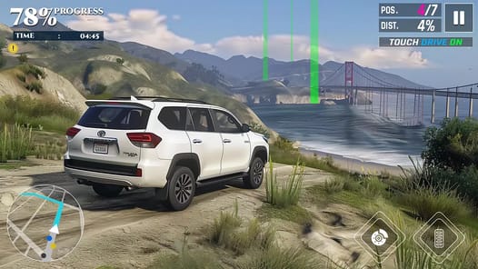 Offroad Prado Parking Car Game APK screenshot 1