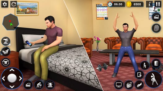Virtual Dad Police Family Sim APK screenshot 1