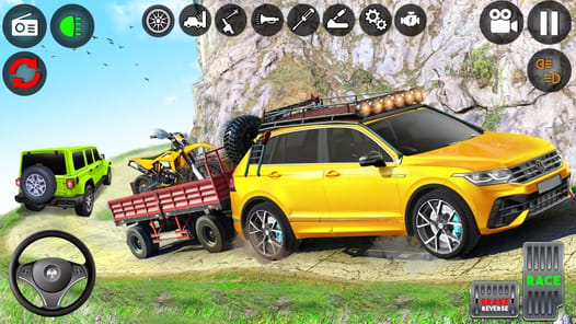Offroad car driving simulator APK screenshot 1