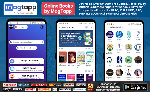 MagTapp- Web Browser, Image Dictionary, PDF Reader APK screenshot 1