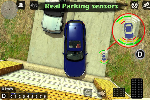 Manual gearbox Car parking APK screenshot 1