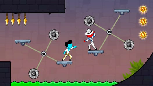 Stick Red boy and Blue girl APK screenshot 1