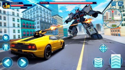 Robot Car Transform Fight Game APK screenshot 1