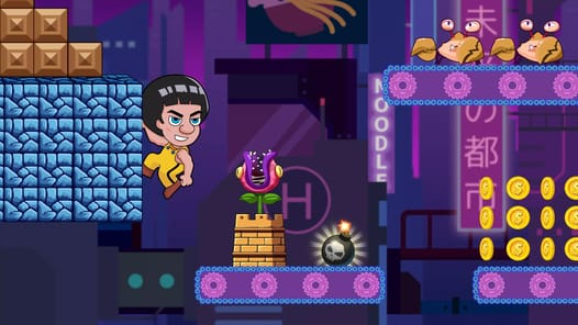 Super Lee Bros: Run & Fighting APK screenshot 1