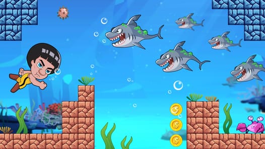 Super Lee Bros: Run & Fighting APK screenshot 1