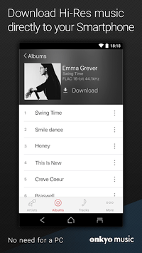 Onkyo HF Player APK screenshot 1