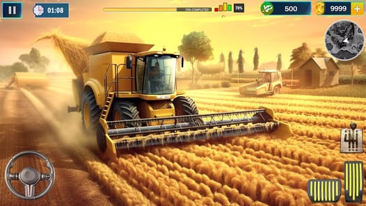 Farming Game: Tractor Driving APK screenshot 1
