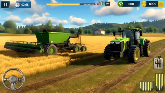 Farming Game: Tractor Driving APK screenshot 1