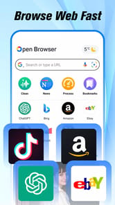 Open Browser - Smart & Safe APK screenshot 1