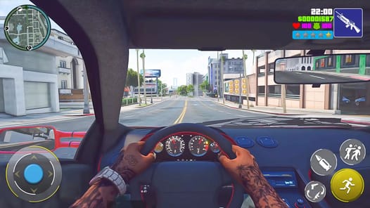 Grand Gangster: Rope hero City APK screenshot 1