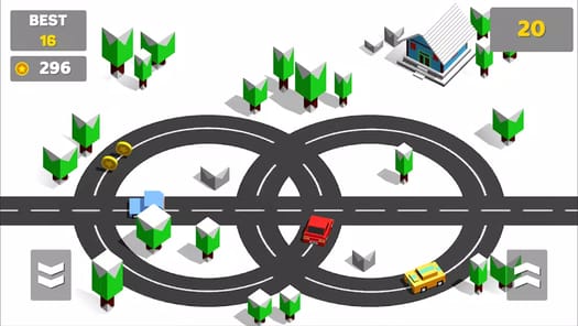 Circle Crash - Blocky Race APK screenshot 1