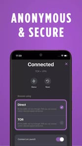 Dark Web Browser : OrNET APK screenshot 1