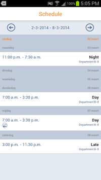 ORTEC Employee Self Service APK screenshot 1