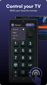 Remote control for TCL TVs APK screenshot 1