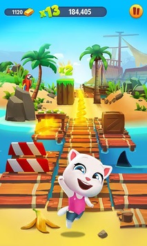 Talking Tom Gold Run APK screenshot 1 Talking Tom Gold Run APK screenshot 1