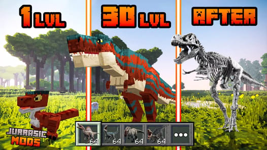 Dinosaurs Mod for Minecraft PE APK screenshot 1