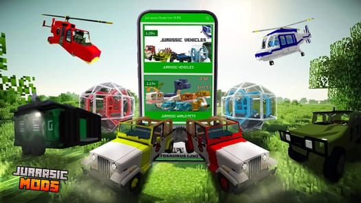 Dinosaurs Mod for Minecraft PE APK screenshot 1
