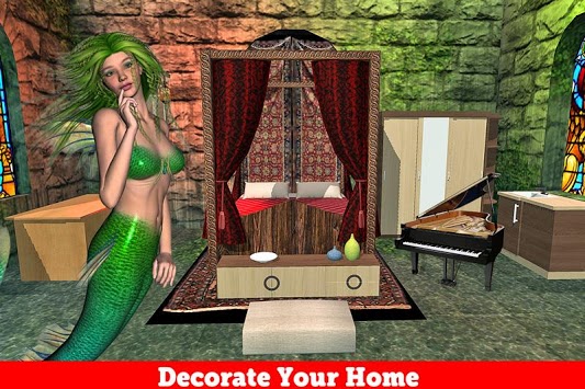Mermaid Simulator: Underwater & Beach Adventure APK screenshot 1