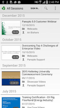 Panopto APK screenshot 1