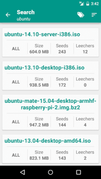 Torrent Search Engine APK screenshot 1