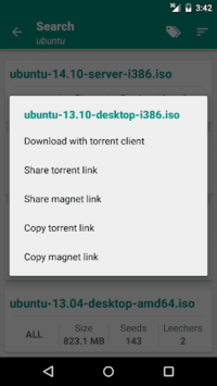 Torrent Search Engine APK screenshot 1
