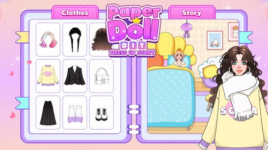 Paper Doll DIY: Dress Up Story APK screenshot 1