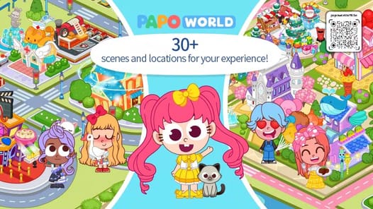 Papo Town World APK screenshot 1