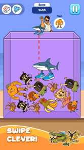 Animal Merge: Drop Puzzle APK screenshot 1