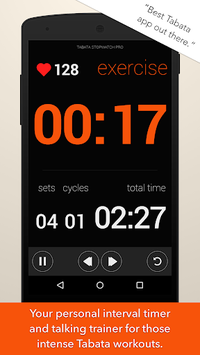 Tabata Stopwatch Pro - Tabata Timer and HIIT Timer APK screenshot 1