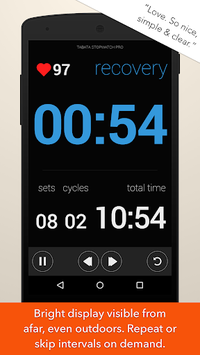 Tabata Stopwatch Pro - Tabata Timer and HIIT Timer APK screenshot 1