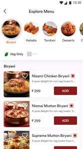 Paradise Biryani APK screenshot 1