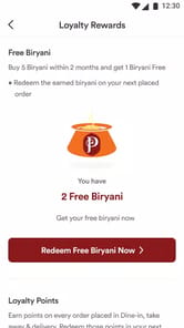 Paradise Biryani APK screenshot 1