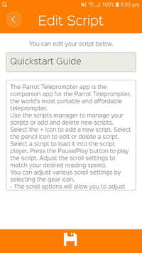 Parrot Teleprompter APK screenshot 1 Parrot Teleprompter APK screenshot 1