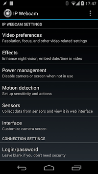 IP Webcam APK screenshot 1