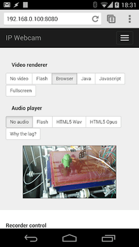 IP Webcam APK screenshot 1