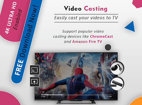 CnX Player - 4K Ultra HD Video Player Quickcast APK screenshot 1