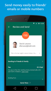 PayPal Mobile Cash: Send and Request Money Fast APK screenshot 1
