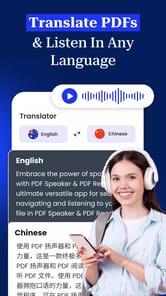 PDF Speaker - Text to Speech APK screenshot 1