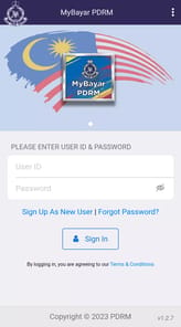 MyBayar PDRM APK screenshot 1