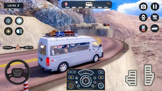 Van Simulator Dubai Van Games APK screenshot 1