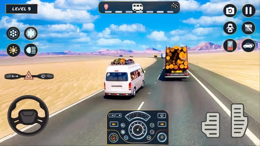 Van Simulator Dubai Van Games APK screenshot 1