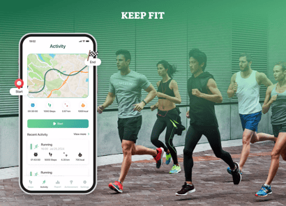 Pedometer - Daily Step Goal APK screenshot 1
