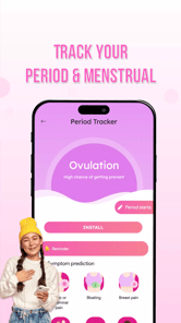Cycle Tracker - Period Tracker APK screenshot 1