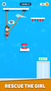 Rescue Couple - Rope Cut Games APK screenshot 1