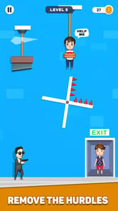 Rescue Couple - Rope Cut Games APK screenshot 1