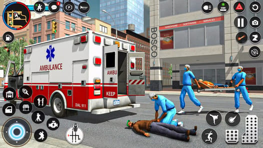 Ambulance Rescue Doctor Games APK screenshot 1