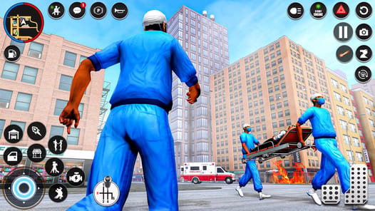 Ambulance Rescue Doctor Games APK screenshot 1
