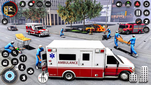 Ambulance Rescue Doctor Games APK screenshot 1